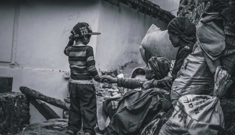 Ilustrasi kemiskinan