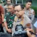 Kapolda DIY Brigjen Pol Anggoro Sukartono saat mendatangi Kantor Kepatihan Gubernur DIY, Danurejan, Kota Yogyakarta, Selasa (2/9/2025). (Hadid Pangestu)