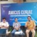Jumpa pers Amicus Curiae terkaot UU Nomor 17 Tahun 2023 tentang Kesehatan oleh Komunitas Peduli Kebijakan Kesehatan Indonesia (KPKKI) di Pusat Studi Pancasila (PSP), Bulaksumur, Sagan, Caturtunggal, Depok, Sleman, DIY, Senin (8/9/2025).