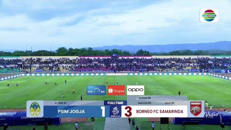 PSIM Yogyakarta Akhiri Rekor Tak Terkalahkan, Borneo FC Menang 3-1