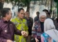 Wali Kota Yogyakarta Hasto Wardoyo saat meresmikan Gadai Preneur Space Lempuyangan, Tegalpanggung, Danurejan, Kota Yogyakarta, Kamis (25/9/2025).