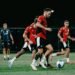 Marc Klok saat berlatih bersama Eliano saat berseragam Timnas Indonesia jelang menghadapi Fifa Match Day menghadapi Taiwan