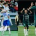 Kolase foto pemain PSIM Yogyakarta dan PSS Sleman