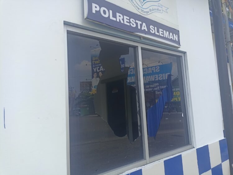 Dua Pos Polisi di Gamping Juga Dirusak OTK, CCTV Tak Rekam Kejadian