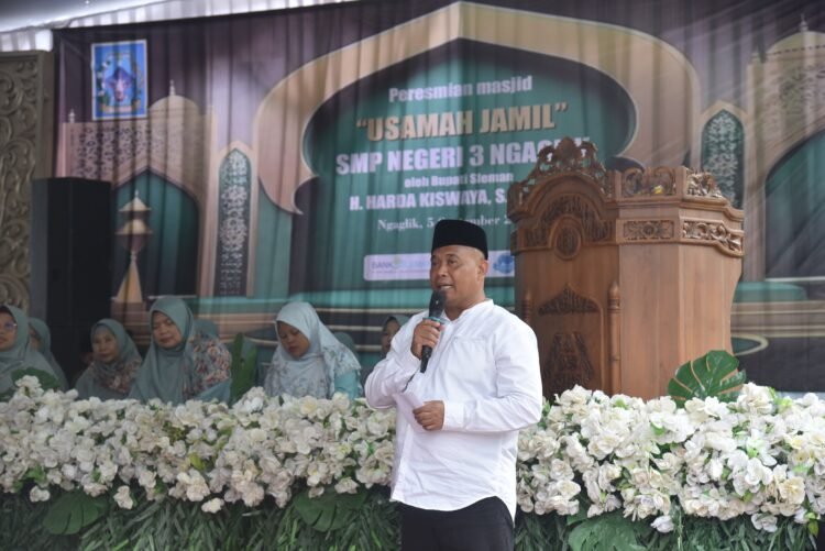 Bupati Sleman Resmikan Masjid Usamah Jamil SMPN 3 Ngaglik
