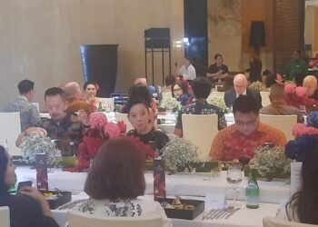 suasana table dinner di Hotel Tentrem Yogyakarta. Foto: Hadid Pangestu