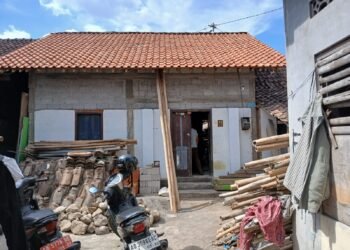 Satu di antara rehab RTLH yang tengah dilaksanakan oleh DPUPKP Sleman