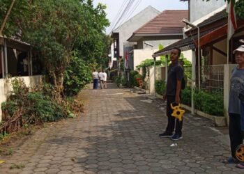 Pengukuran kembali aset PSU oleh DPUPKP Sleman