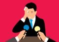 Ilustrasi pejabat publik selip lidah