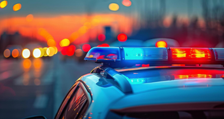 Ilustrasi kendaraan menggunakan strobo atau sirine. [vecteezy/Yulia Gapeenko]