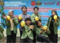 Mahasiswa UPN Yogyakarta menunjukkan inovasi Melon Meldo