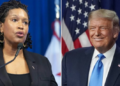 Wali Kota Washington, DC Muriel Bowser dan Presiden Amerika Serikat Donald Trump (dok-X)