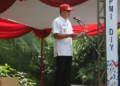 Wakil Bupati Sleman Danang Maharsa menutup kegiatan Jumpa Bakti Gembira dan Temu Karya Bakti Karya PMI DIY, Senin (29/9/2025)