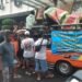 Ratusan Penambang Progo saat mendatangi kantor Balai Besar Sungai Wilayah Sungai Serayu Opak (BBWSSO) menolak penghapusan Rekomtek terkait alat bantu kerja pompa sedot mekanik untuk pertambangan, Rabu (15/10/2025).