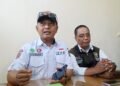 Kepala Pelaksana BPBD Kota Yogyakarta, Nur Hidayat (kiri), dan Ketua Forum Kampung Tangguh Bencana Kota Yogyakarta, Tri Handoko (kanan).