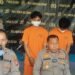 Polresta Sleman mengamankan dua remaja pelaku penganiayaan di Jalan Magelang, Kamis (30/10/2025)