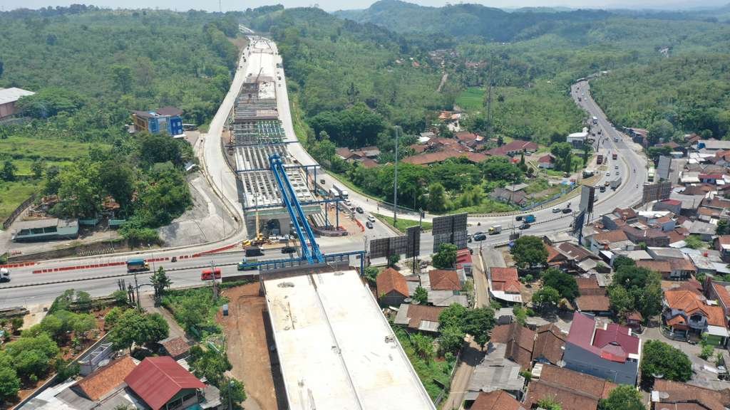 Progres pembangunan tol Yogyakarta-Bawen. [Dok Pemprov Jateng]