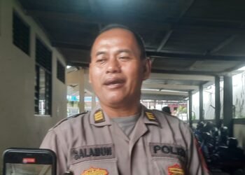 Kasi Humas Polresta Sleman AKP Salamun saat diwawancarai, Selasa (18/11/2025).