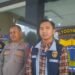 PS Kanit Pidum Satreskrim Polresta Sleman Ipda Hanif Aqil saat memberikan keterangan terkait pemukulan driver ojek online di Mapolresta Sleman, Krapyak, Triharjo, Sleman, DIY, Rabu (19/11/2025).