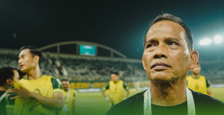 Pelatih PSS Sleman Ansyari Lubis