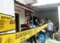 Polisi lakukan olah Tempat Kejadian Perkara (TKP) di lokasi kematian wanita di Ambarketawang, Gamping, Sleman, DIY, Selasa (4/11/2025).