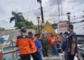 Pemantauan sistem operasional EWS Sungai Code di Kampung Bintaran, Kelurahan Wirogunan, Mergangsan, Kota Yogyakarta, Selasa (4/11/2025).