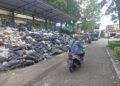Kondisi depo sampah di kawasan Kotabaru, Yogyakarta, Sabtu (15/11/2025).