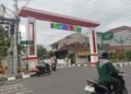 Pintu masuk kawasan Sentra Industri Bakpia Pathuk di Ngampilan, Kota Yogyakarta.