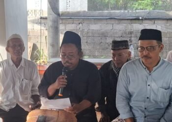 Nahdliyyim DIY menyampaikan pernyataan sikap soal perpecahan elit pengurus Nahdlatul Ulama (NU), Jumat (28/11/2025).