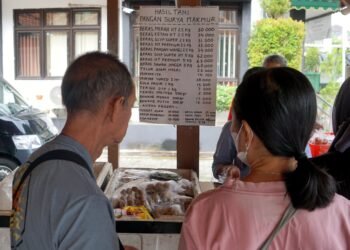 Pemkot Yogyakarta gelar pasar murah di kemantren Jetis, Senin (17/11/2025)