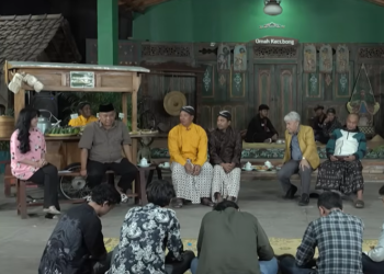 Obrolan wedangan sembada bertajuk intensifikasi PAD Sleman, menghadirkan Bupati Sleman Harda Kiswaya, Kepala BKAD Abu Bakar, Komisi C DPRD Sleman Suryono dan Agus Riyanto.