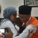 Perdana Arie Veriasa saat berpelukan drngan ibunya usai persidangan di Pengadilan Negeri (PN) Sleman, Senin) (15/12/2025).