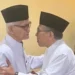 Momen Rais Aam KH Miftachul Akhyar dan Ketum PBNU Gus Yahya Cholil Staquf islah di Ponpes Lirboyo, Kamis (25/12/2025)