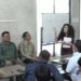Wakil Ketua Komisi C DPRD Sleman Shodiqul Qiyar bersama anggota Komisi C DPRD Sleman Indra Bangsawan dan Kabid dari Dinsos Sarastomo Ari tampil sebagai narasumber di acara Kelas Pembangunan.
