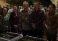 Menteri Kebudayaan Fadli Zon meresmikan Panggung Sanggabuwana Keraton Surakarta yang baru saja selesai direvitalisasi