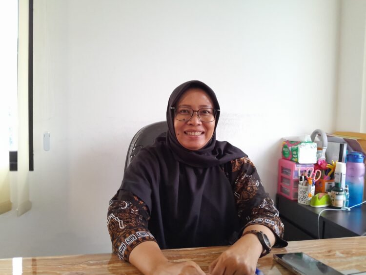 Kepala Bidang Jalan dan Jembatan Dinas Pekerjaan Umum Perumahan dan Kawasan Permukiman (DPUPKP) Kota Yogyakarta, Hasri Nilam Baswari, ditemui di kantornya pada Selasa (20/1/2026).