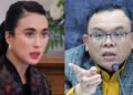 Kolase foto Menteri Pariwisata Widiyanti Putri Wardhana dengan Ketua Komisi VII DPR RI Saleh Daulay