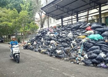 Kondisi depo sampah Kotabaru sebelum dilakukan pengosongan oleh Pemkot Yogyakarta.