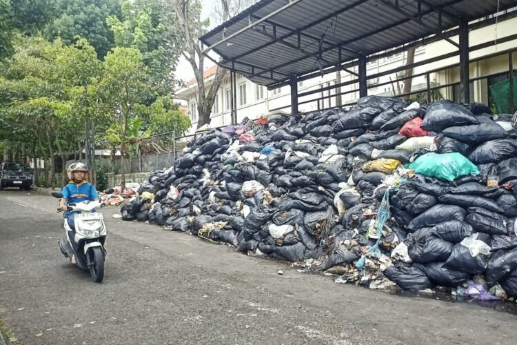 Kondisi depo sampah Kotabaru sebelum dilakukan pengosongan oleh Pemkot Yogyakarta.