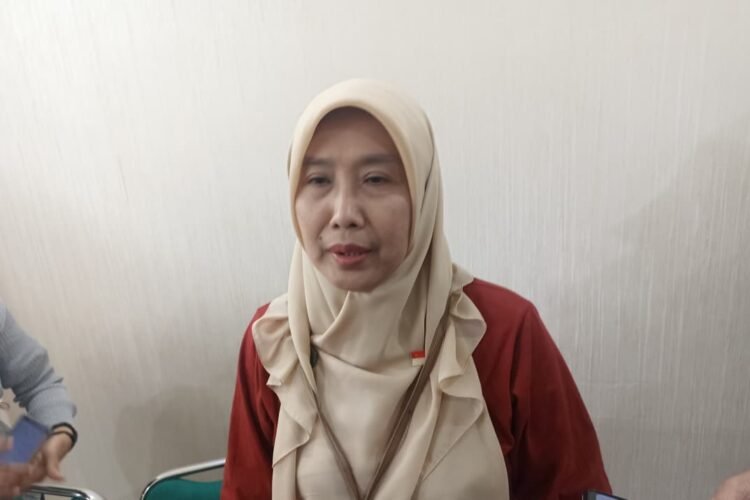 Kepala Bidang Pencegahan dan Pengendalian Penyakit Dinkes Kota Yogyakarta, Lana Unwanah memberikan keterangan terkait kasus super flu di Kota Yogyakarta, Jumat (9/1/2026)