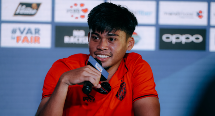 Pemain Bali United Rahmat Arjuna Reski