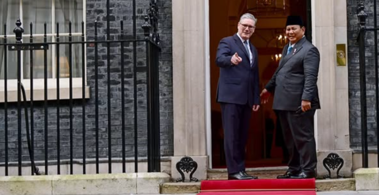 Presiden Indonesia Prabowo Subianto melakukan pertemuan bilateral dengan Perdana Menteri Inggris Keir Starmer di London, Rabu (21/1/2026).