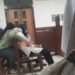 Keluarga korban penganiayaan hingga meninggal di Sinduadi, Mlati, Sleman, menangis di persidangan, Selasa (10/2/2026).