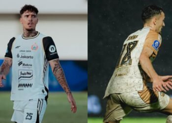 kolase pemain diaspora yang baru saja melakoni debut di BRI Super League, di antaranya ada Ivar Jenner hingga Shayne Pattynama