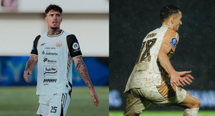 kolase pemain diaspora yang baru saja melakoni debut di BRI Super League, di antaranya ada Ivar Jenner hingga Shayne Pattynama