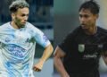 Kolase pemain PSIM Yogyakarta Ze Valente dan Penggawa Persis Solo Niko Alfrian. Keduanya bakal bersua dalam lanjutan kompetisi BRI Super League pada Jumat (6/2/2026) mendatang