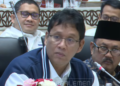 Menteri Keuangan Purbaya saat memberi keterangan dalam rapat bersama pimpinan DPR RI di kawasan Senayan, Senin (9/2/2026)