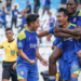 Pemain anyar Arema FC Hansamu Yama merayakan gol yang dicetak ke gawang Persijap Jepara memanfaatkan assist dari Rio Fahmi sesama rekannya di Persija Jakarta sebelum hijrah ke Arema FC, Senin (2/2/2026)