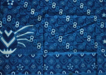 Ilustrasi motif batik geblek renteng yang tengah disorot Bupati Kulon Progo Agung Setyawan