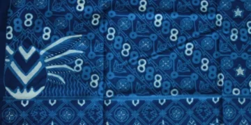 Ilustrasi motif batik geblek renteng yang tengah disorot Bupati Kulon Progo Agung Setyawan